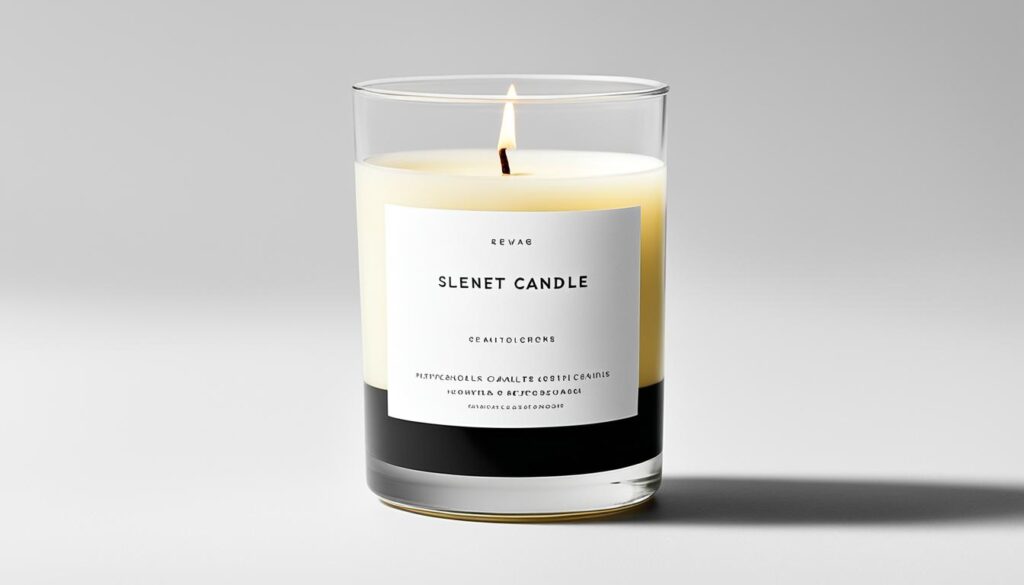 Candle packaging and labeling