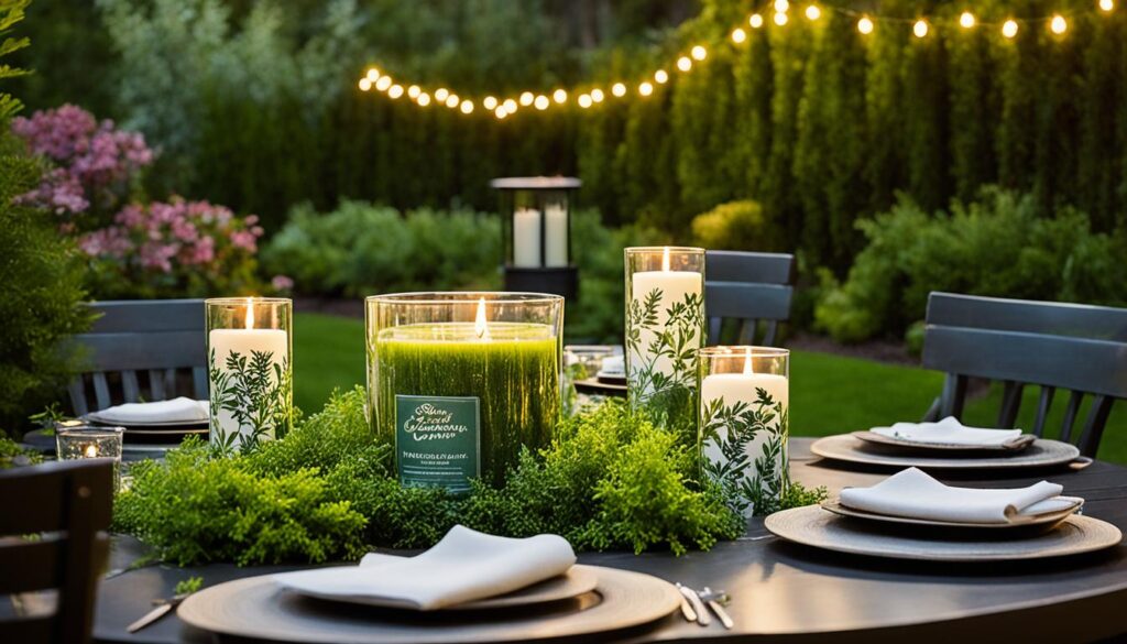 Outdoor Citronella Candle Placement