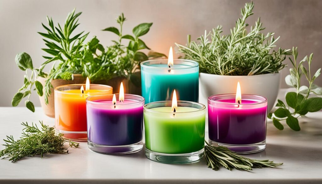 Scented candles