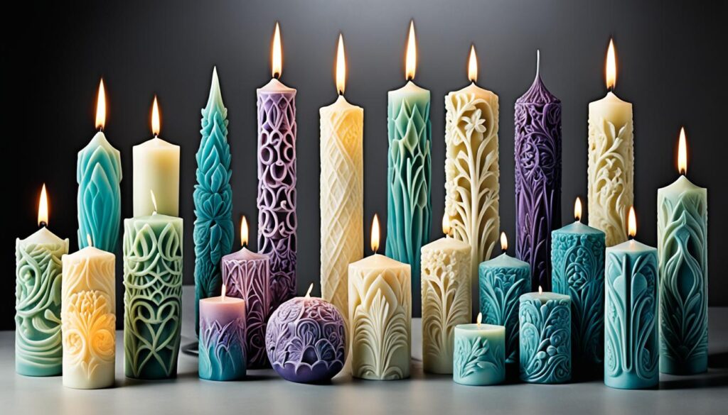 carved candles