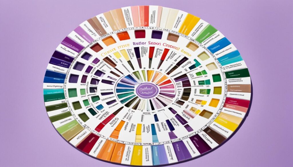 fragrance blending wheel