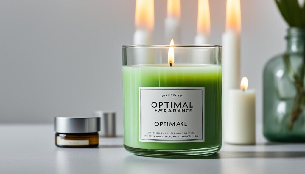 optimal fragrance load for candles