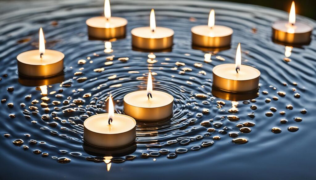 unique floating candles