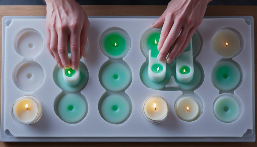 unmolding floating candles