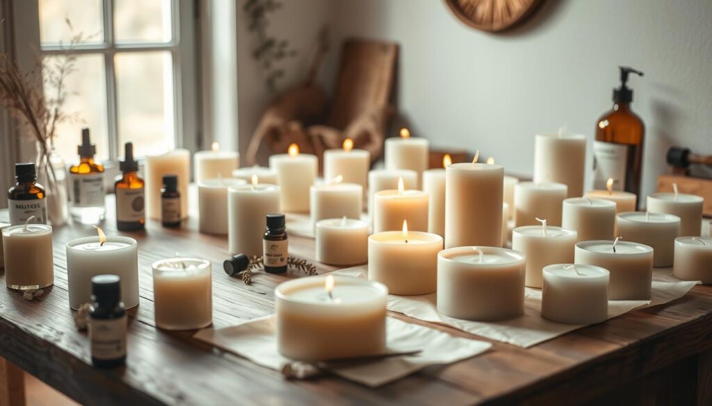 candle curing process