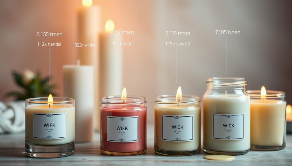 wick size for soy candles